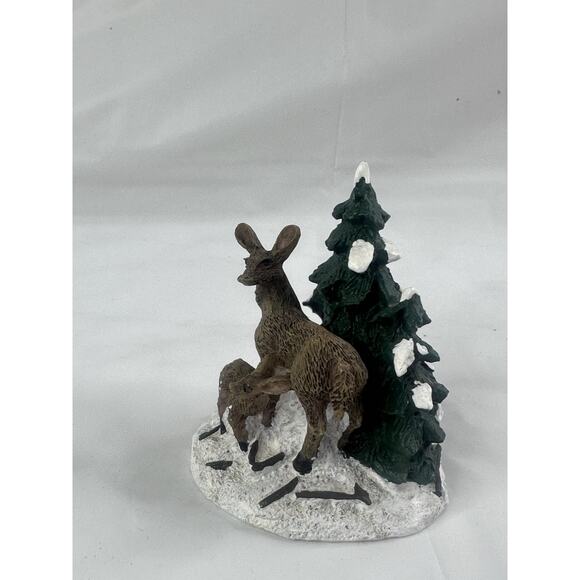 St. Nicholas Village Meadow Friends Christmas Winter Mama Baby Cottagecore - Picture 5 of 7